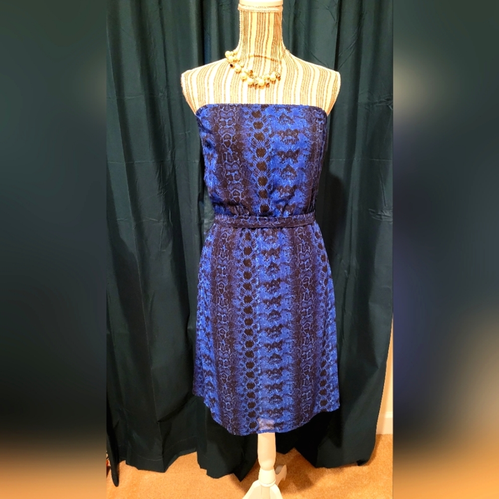 Strapless Snakeprint H&M Dress